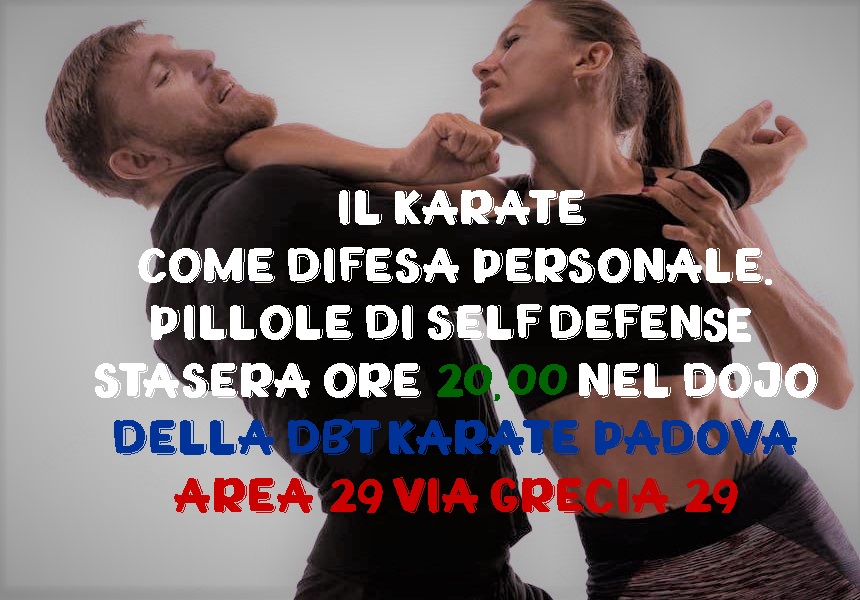 IL KARATE COME DIFESA PERSONALE